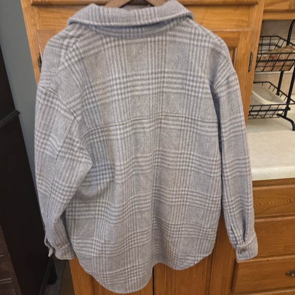 Joie Plaid Soft Shacket, XL - Picture 3 of 7